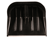 Лопата снеговая пластиковая №6 460х400мм цветная с алюминиевой планкой без черенка